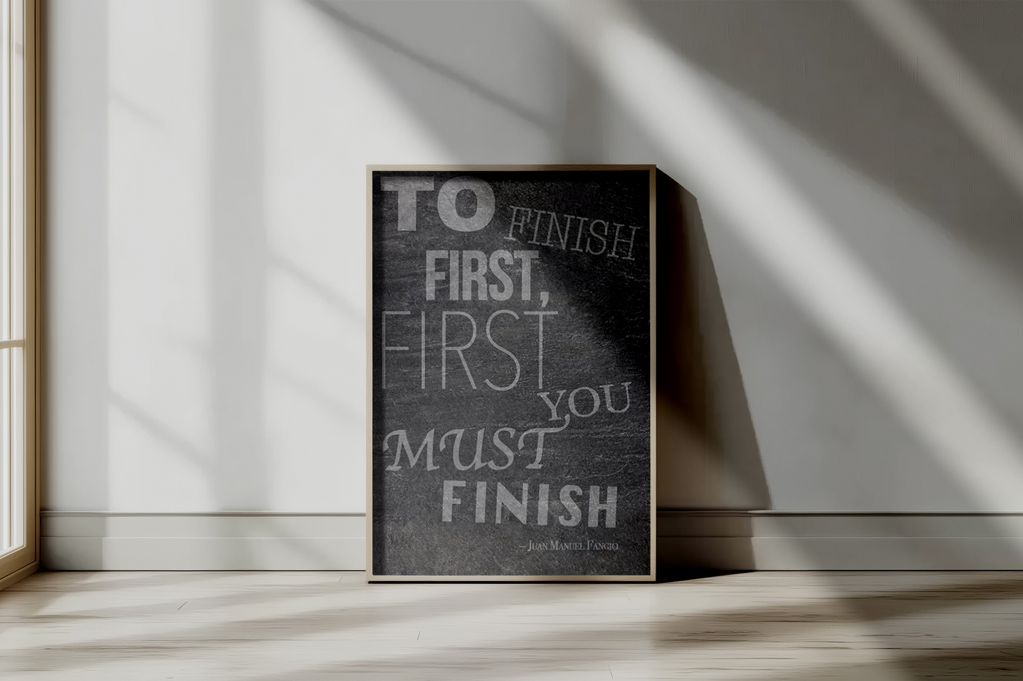 tofinishfirst