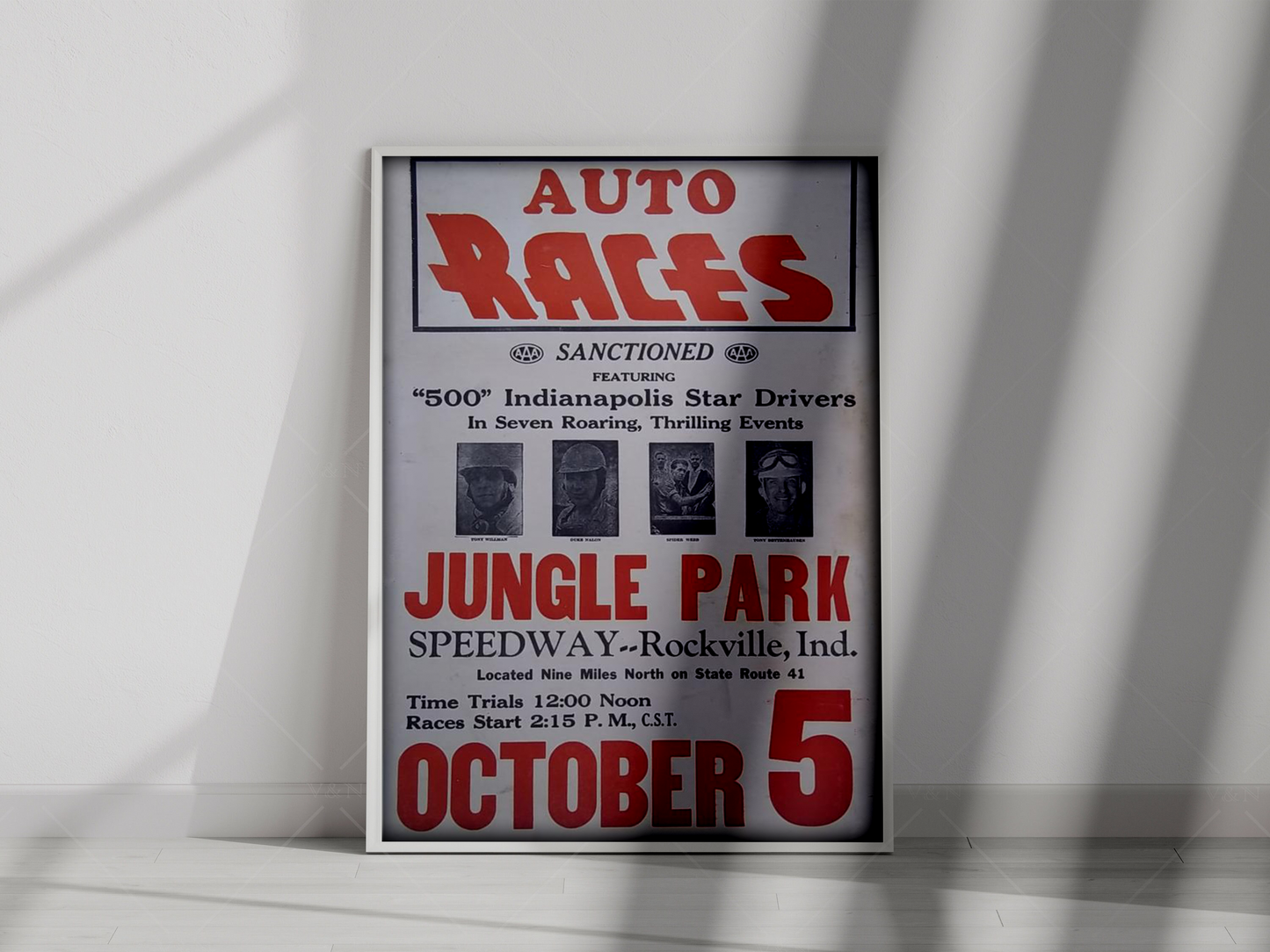 Jungle Park Speedway Poster
