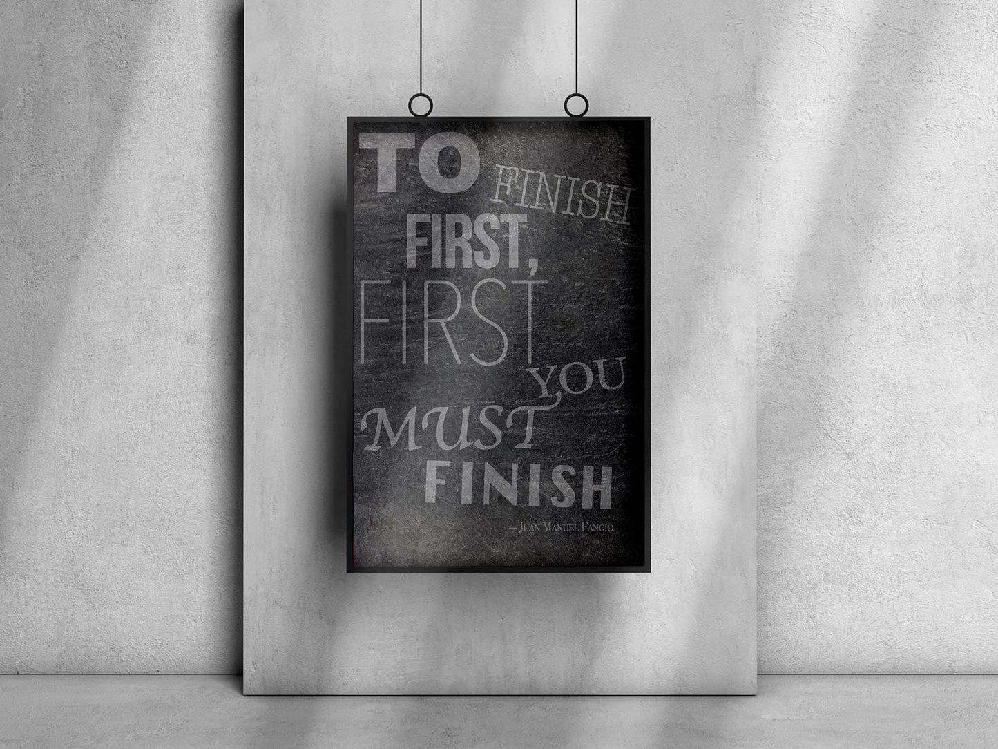 tofinishfirst