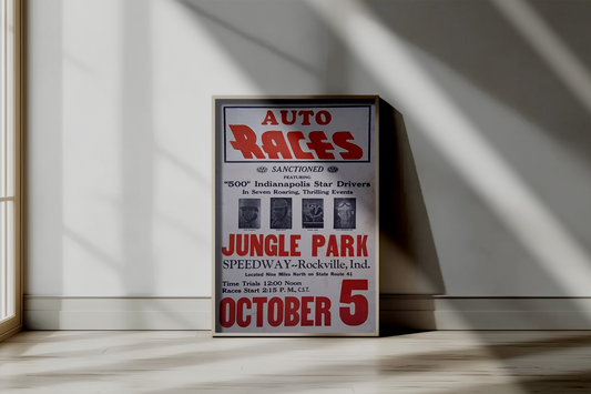 Jungle Park Speedway Poster